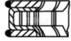 Кільця поршневі MAHLE / KNECHT 011 RS 10100 0N0 (фото 3)
