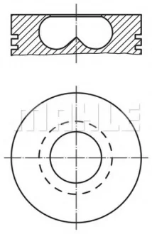 Поршень MAHLE / KNECHT 015 69 02