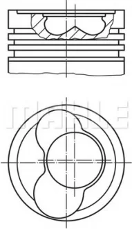 Поршень MAHLE / KNECHT 030 65 00