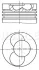 Поршень з кільцями, VW Caddy III, 2.0, 04-10 MAHLE / KNECHT 030 91 02 (фото 1)