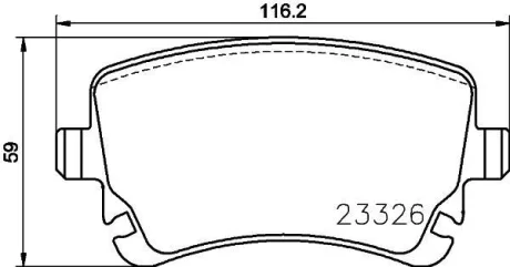 Гальмівні колодки BENTLEY Continental/GT "R "03>> TEXTAR 2332611