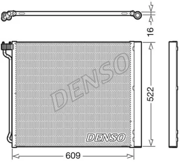 Конденсатор кондицiонера 8418991000 DENSO DCN05034