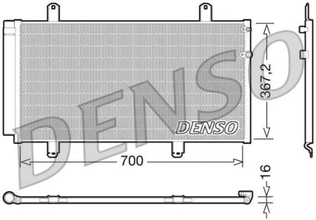 Конденсор DENSO DCN51004