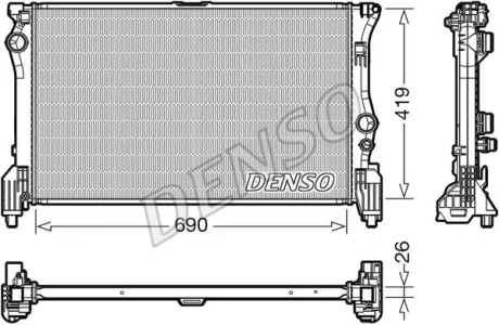 Радиатор DENSO DRM17112
