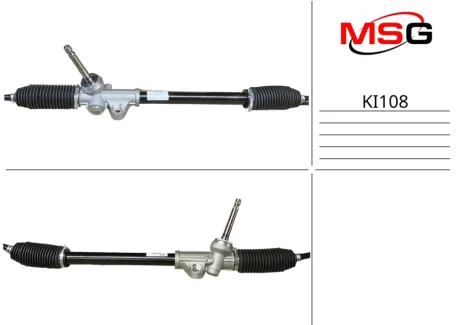Рейка кермова MSG KI108