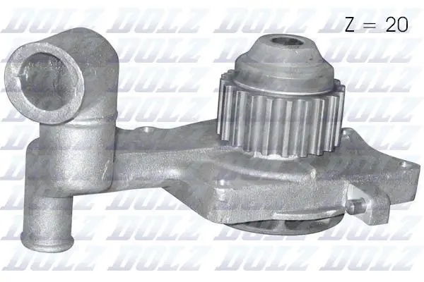 Насос водяний FORD Escort \'81 Express (AVA) / Escort III (GAA) / Escort III (ALD) / Escort III (AWA) DOLZ F107 (фото 1)