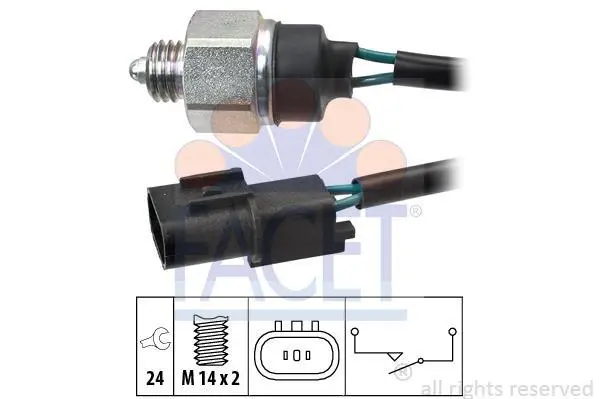Датчик заднего хода Hyundai SantaFe (01-) (7.6315) Facet FACET 76315 (фото 1)