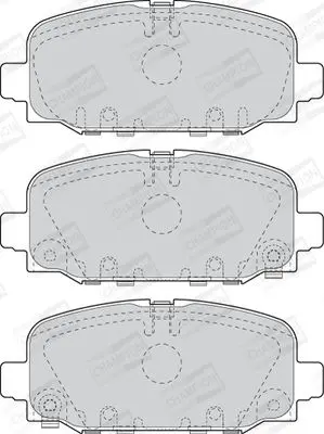 Колодки тормозные дисковые задние Jeep Compass (16-) CHAMPION 573824CH (фото 1)