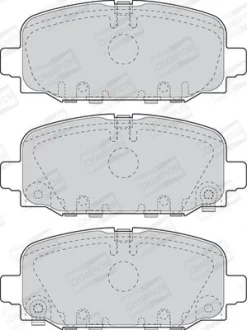 Колодки тормозные дисковые задние Jeep Compass (16-) CHAMPION 573824CH