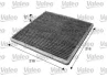 Фильтр салона с активированным углем Valeo 715619 (фото 1)