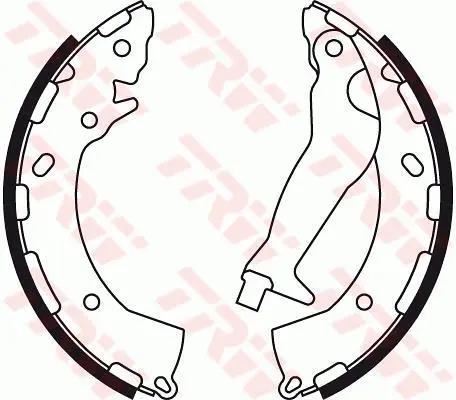 Гальмівна колодка HYUNDAI ACCENT IV, I10 I, I10 III, I20 ACTIVE, I20 I, I20 II, SOLARIS KIA RIO III 1.0-1.6D 12.07- TRW GS8785 (фото 1)