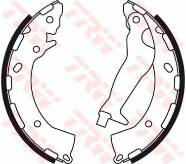 Гальмівна колодка HYUNDAI ACCENT IV, I10 I, I10 III, I20 ACTIVE, I20 I, I20 II, SOLARIS KIA RIO III 1.0-1.6D 12.07- TRW GS8785