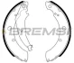 Гальмівні колодки зад. Fabia/Polo 06-21 (LUCAS/TRW) BREMSI Bremsi GF4810 (фото 1)