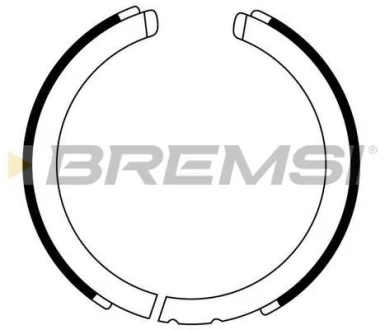 Колодки ручного гальма Korando/Rexton/Actyon/Kyron/CX9/CX7/VXR8 96- BREMSI Bremsi GF0875
