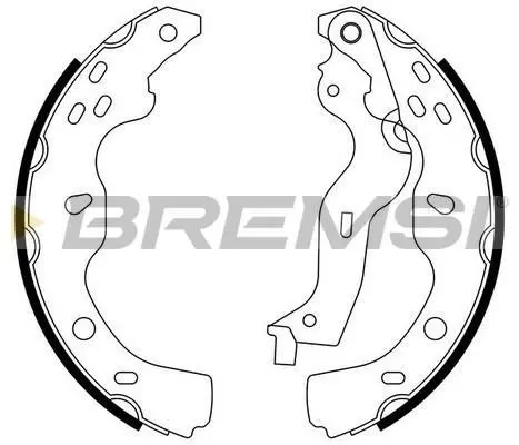 Гальмівні колодки зад. Suzuki SX4 06-15 (220x36) (BOSCH) BREMSI Bremsi GF0919 (фото 1)