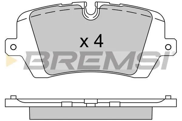 Гальмівні колодки зад. Range Rover IV 12- /Range Rover Sport 13- (TRW) BREMSI Bremsi BP3533 (фото 1)