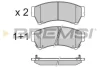 Гальмівні колодки пер. Mazda 6 02-13 (akebono) BREMSI Bremsi BP3343 (фото 1)