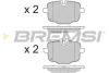 Гальмівні колодки зад. BMW 5 (F10) 10- (ATE) BREMSI Bremsi BP3450 (фото 1)