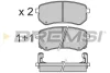 Гальмівні колодки зад. Hyundai i10/Kia Picanto 04-13 (mando) BREMSI Bremsi BP3212 (фото 1)
