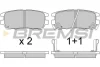 Гальмівні колодки зад. Pajero II/L400 90-05 (107.8x43.8x14) BREMSI Bremsi BP2574 (фото 1)