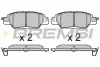 Гальмівні колодки зад. Mazda CX5 14- (Akebono) BREMSI Bremsi BP3661 (фото 1)
