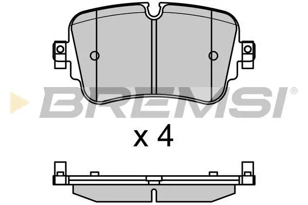 Гальмівні колодки зад. Audi A6/A7/A8/Q7/Q8/VW Touareg 18- BREMSI Bremsi BP3686 (фото 1)