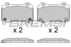 Гальмівні колодки задн. Tesla Model S/X 12- (Brembo) BREMSI Bremsi BP3649 (фото 1)