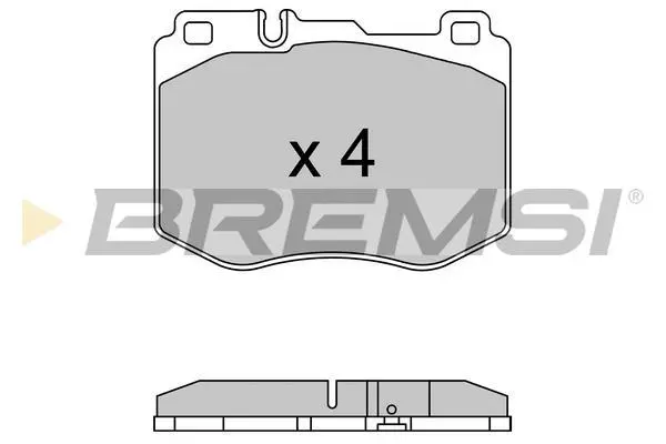 Гальмівні колодки пер. MB C-Class (W205)/E-Class (W213) 13-23 (BREMBO) BREMSI Bremsi BP3634 (фото 1)