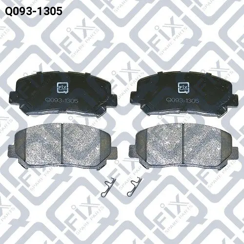 Колодки гальмівні передні дискові Q-fix Q0931305 (фото 1)