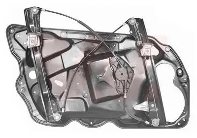 Склопідіймач (передній) VW Passat 05-10 (R) (електро) (без моторчика)(з пластиною) Van Wezel 5740262 (фото 1)