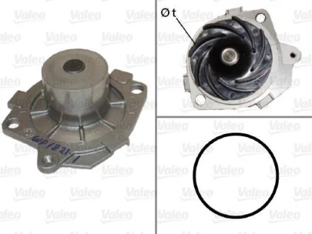 VALEO FIAT помпа води Bravo,Brava,Marea 1.9TD Valeo 506590