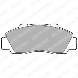 DELPHI HONDA гальмівні колодки передн. Accord 93- Delphi LP872