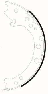 Гальмівна колодка ACURA RDX HONDA CR-V II, CR-V III, CR-V IV, CR-V V, ELYSION 1.5-3.5 09.01- TEXTAR 91083100
