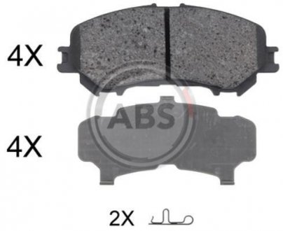 Гальмівні колодки пер. Qashqai II/Kadjar 13- A.B.S. A.B.S. 35045