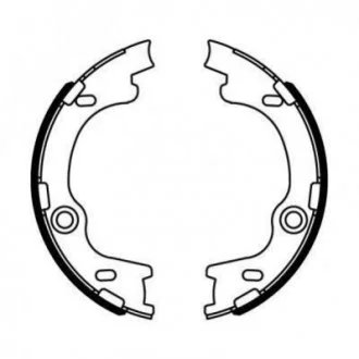 Гальмівні колодки, барабанні ABE C00325ABE