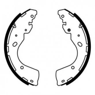 Гальмівні колодки, барабанні ABE C01060ABE