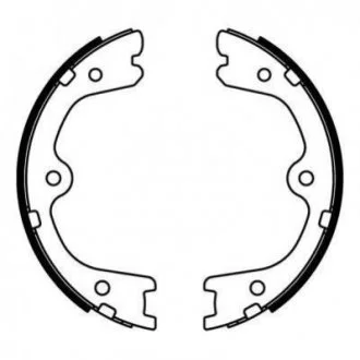 Гальмівні колодки, барабанні ABE C01062ABE