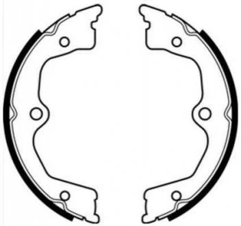 Гальмівні колодки, барабанні ABE C04024ABE