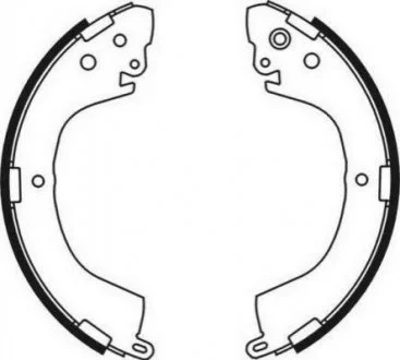 Гальмівні колодки, барабанні ABE C05058ABE