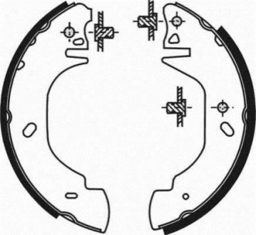 Гальмівні колодки, барабанні ABE C0G023ABE