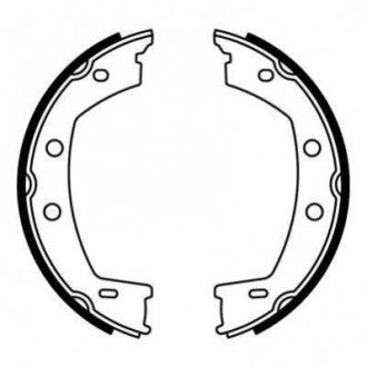 Гальмівні колодки, барабанні ABE CRI001ABE