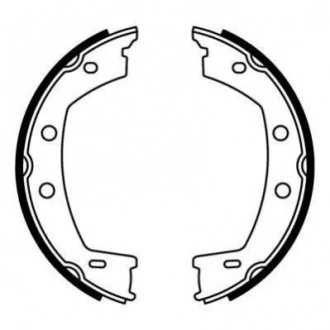 Гальмівні колодки, барабанні ABE CRI001ABE