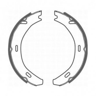 Гальмівні колодки, барабанні ABE CRM002ABE