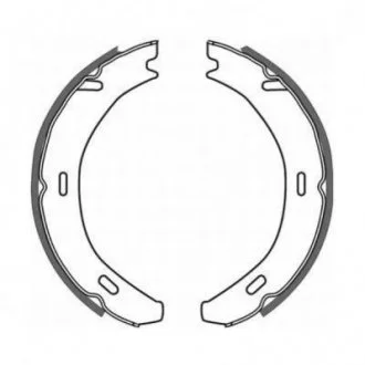 Гальмівні колодки, барабанні ABE CRM002ABE