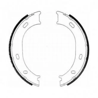 Гальмівні колодки, барабанні ABE CRM004ABE