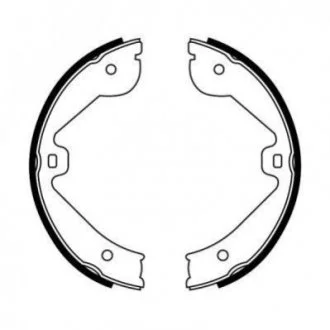 Гальмівні колодки, барабанні ABE CRW000ABE