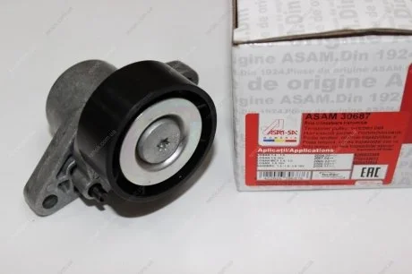 Натягувач ременя генератора Kangoo/Logan 1.4/1.6i 97- (+AC) ASAM 30687