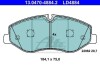 Гальмівні колодки, дискові ATE 13.0470-4884.2 (фото 1)