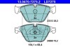 Комплект гальмівних колодок, дискове гальмо CERAMIC LD7275 / ATE 13.0470-7275.2 (фото 1)