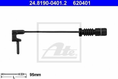 Датчик износа колодок ATE 24.8190-0401.2